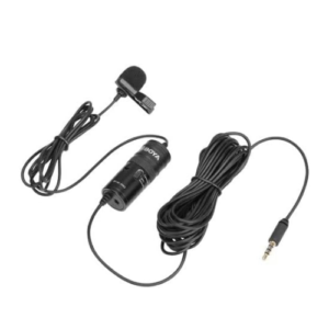 Boya Microphone pour appareils photo, ordinateurs portables, mobiles, noir, BY-M1